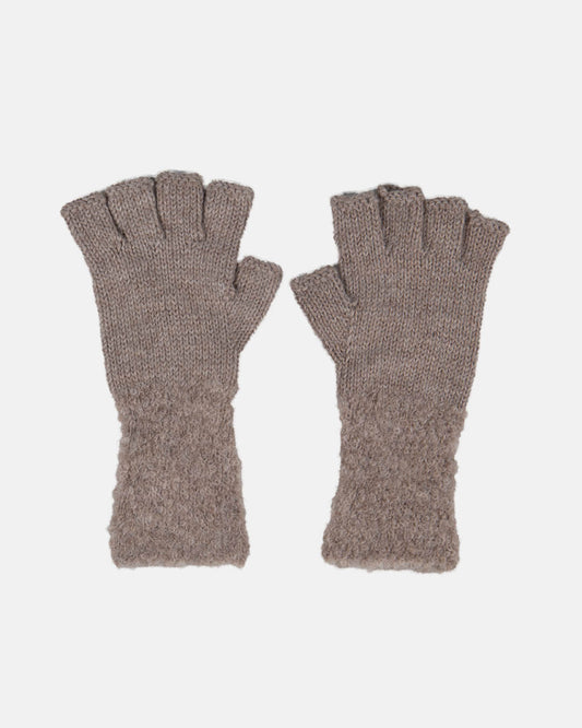Boucle Fingerless Gloves