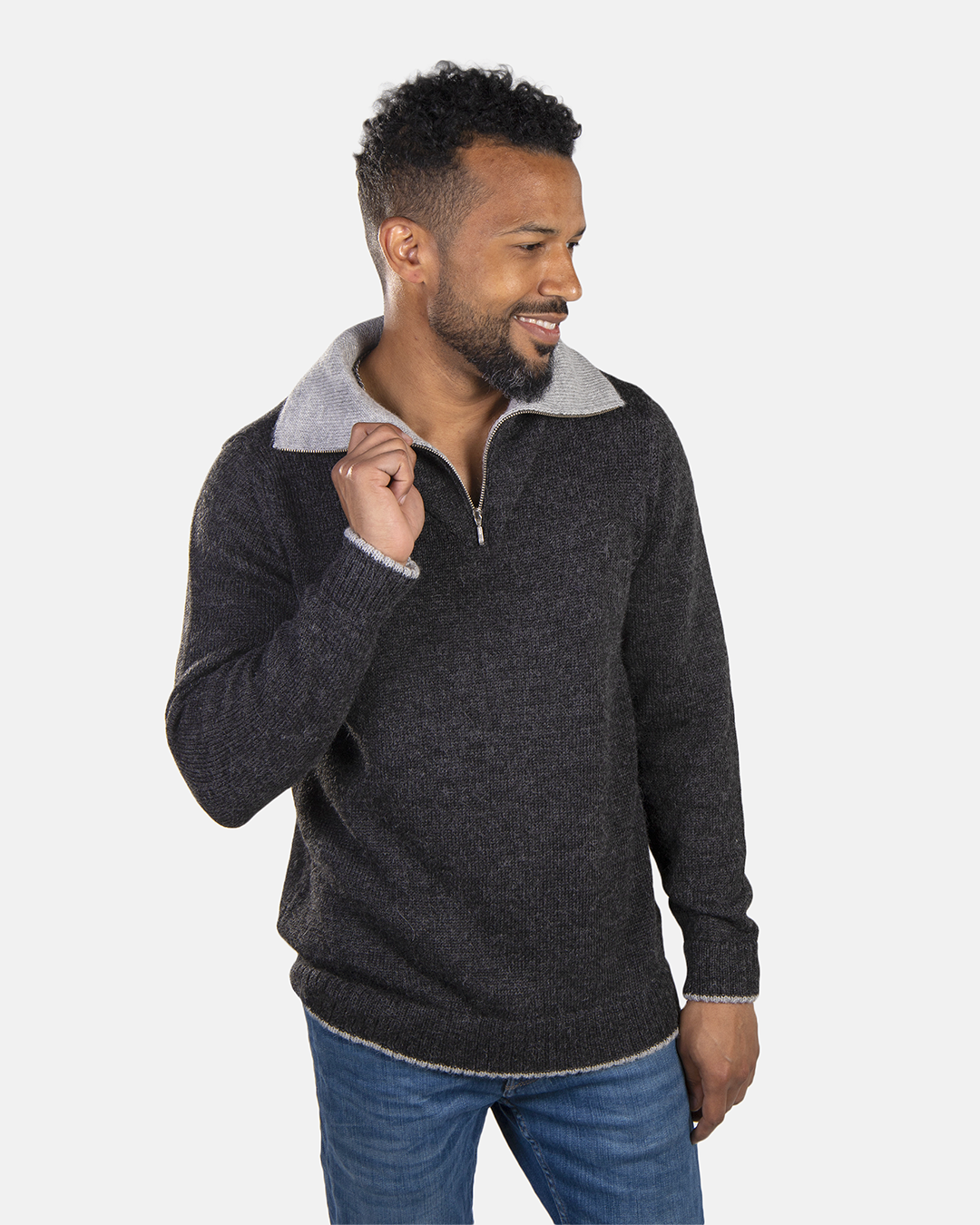 Half Zip Sweater – Simply Natural