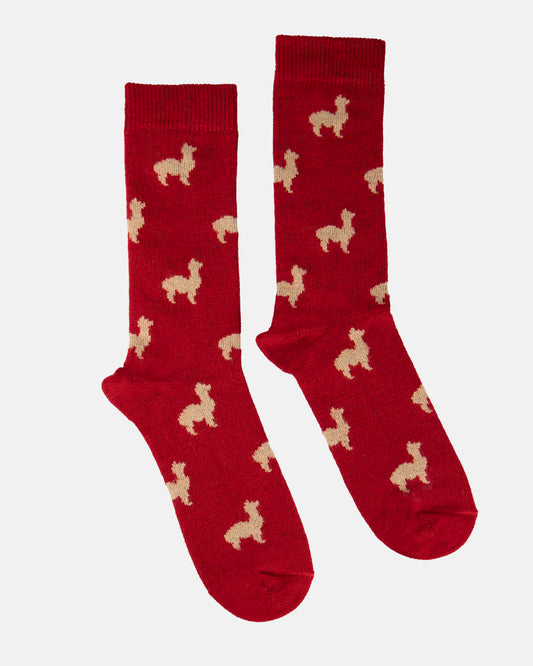 Alpaca Figure Socks