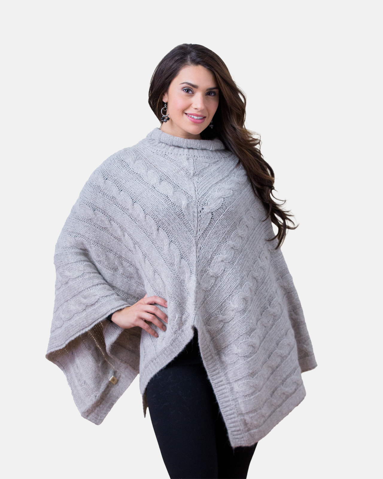 Lucia Cables Poncho