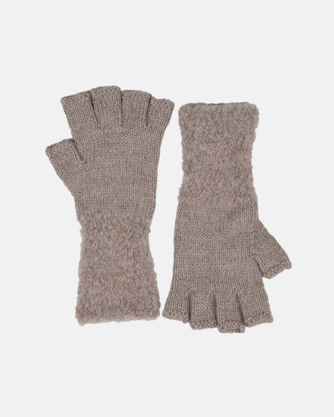 Boucle Fingerless Gloves