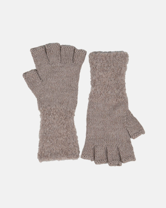 Boucle Fingerless Gloves