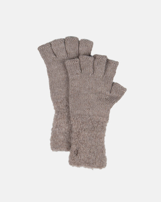 Boucle Fingerless Gloves