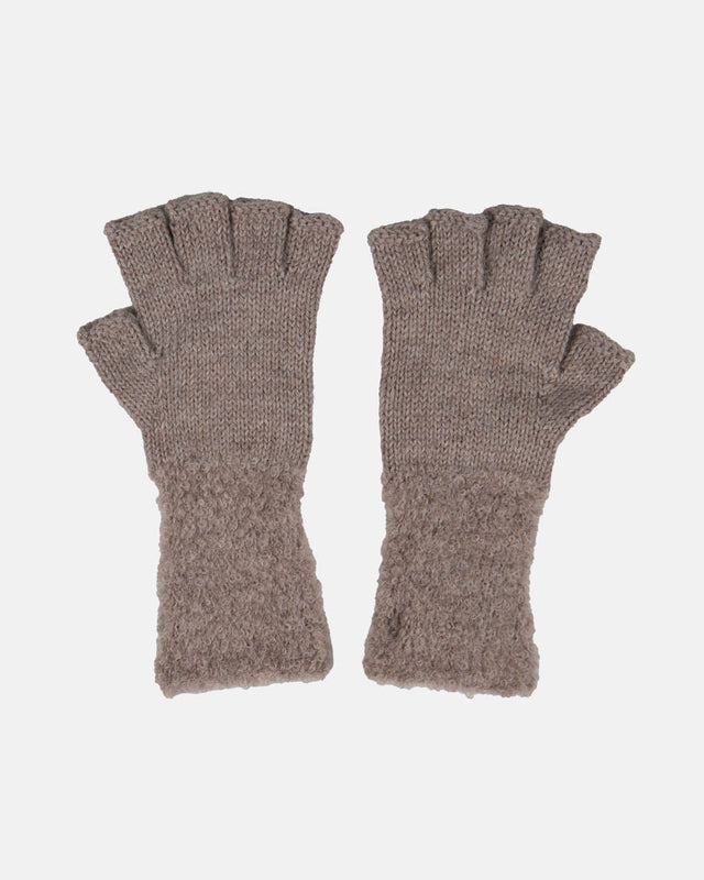 Boucle Fingerless Gloves