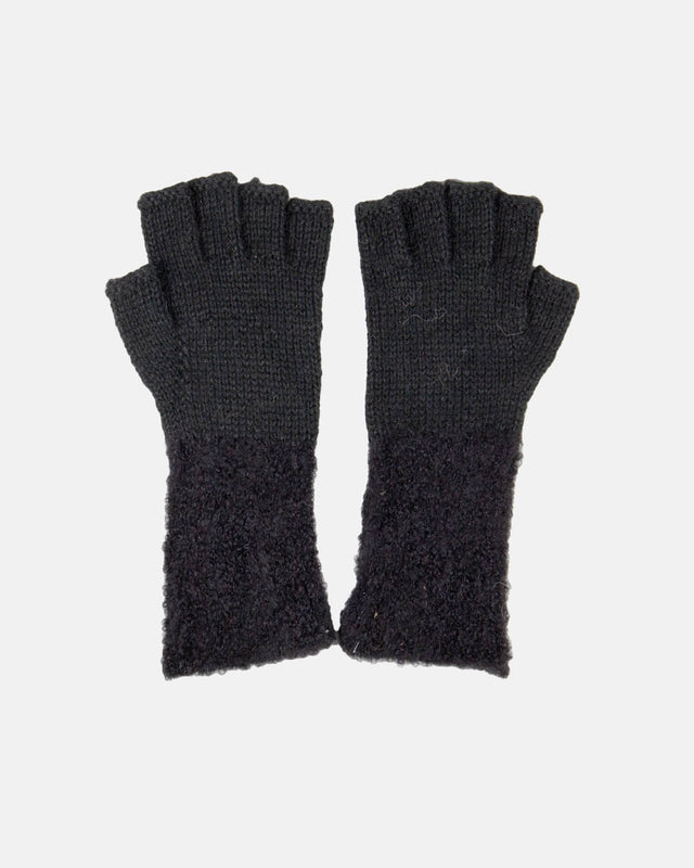 Boucle Fingerless Gloves
