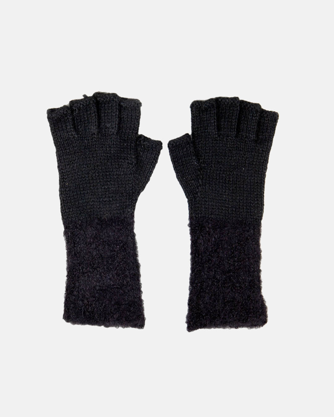 Boucle Fingerless Gloves