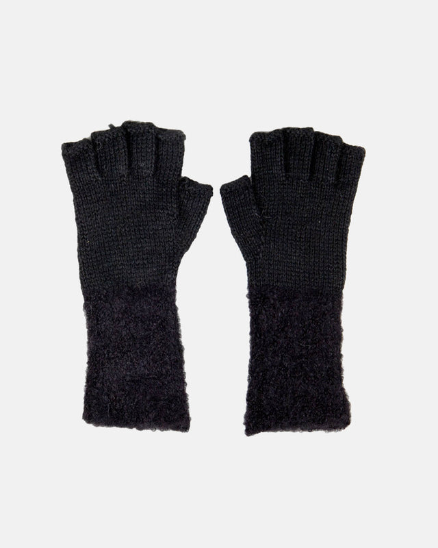 Boucle Fingerless Gloves