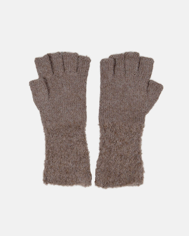 Boucle Fingerless Gloves