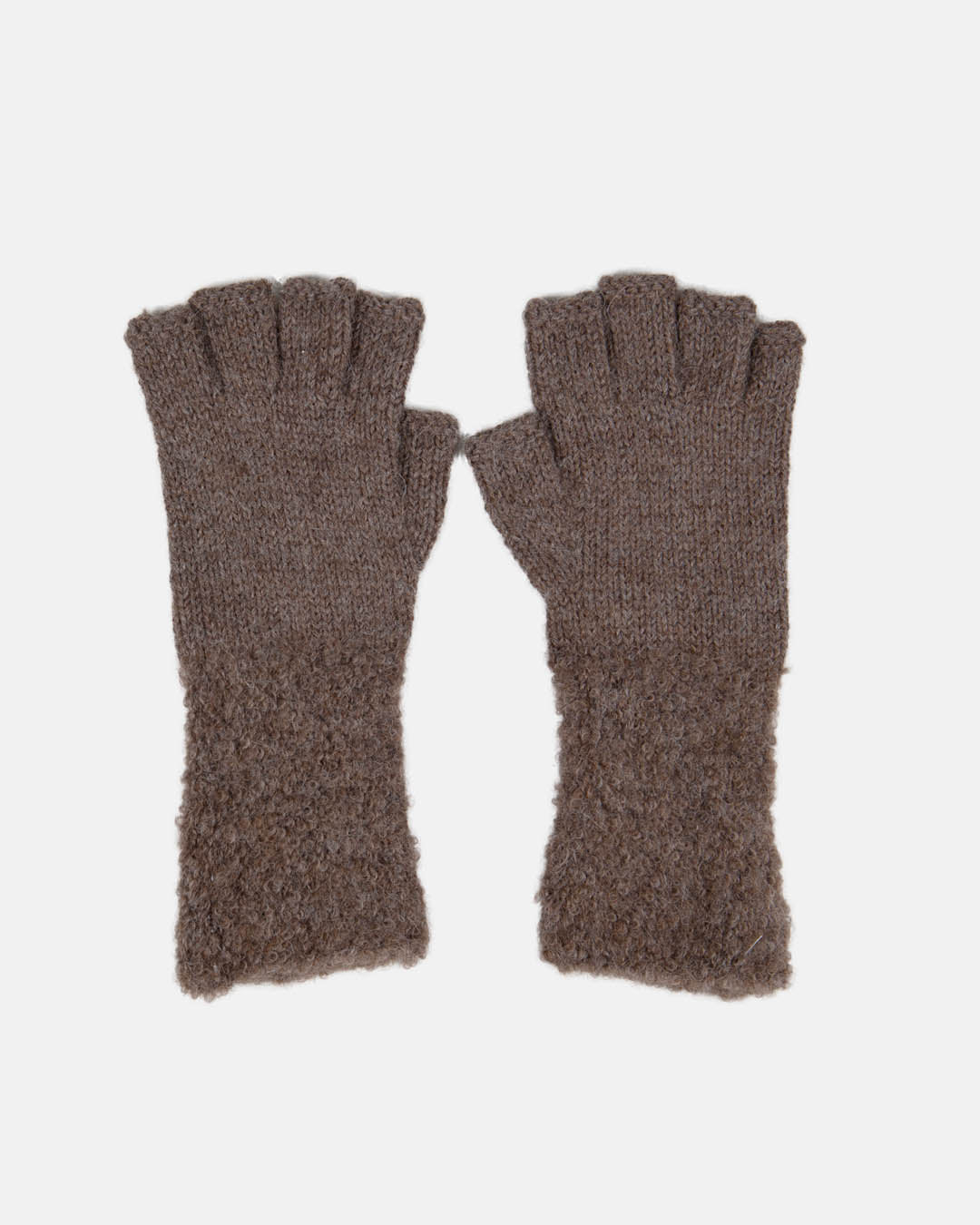 Boucle Fingerless Gloves