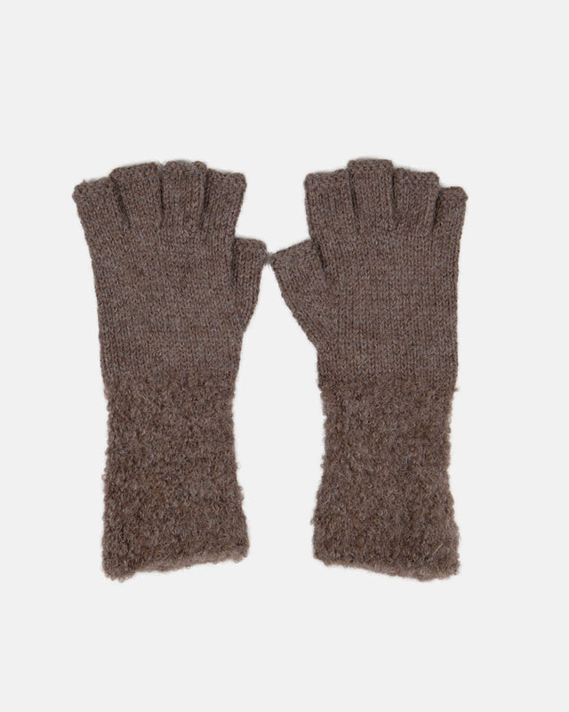 Boucle Fingerless Gloves