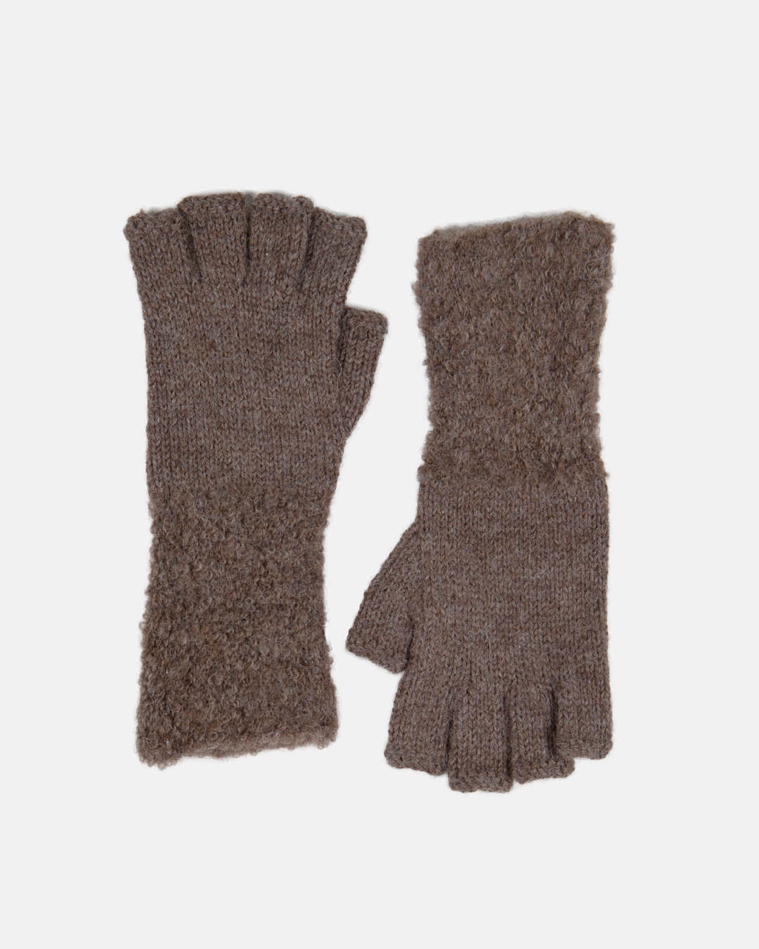 Boucle Fingerless Gloves
