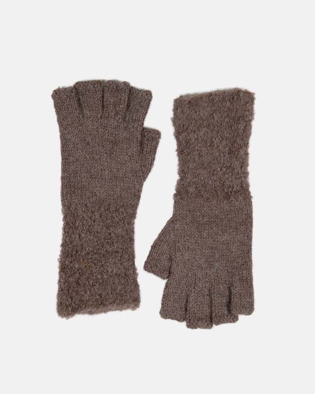 Boucle Fingerless Gloves