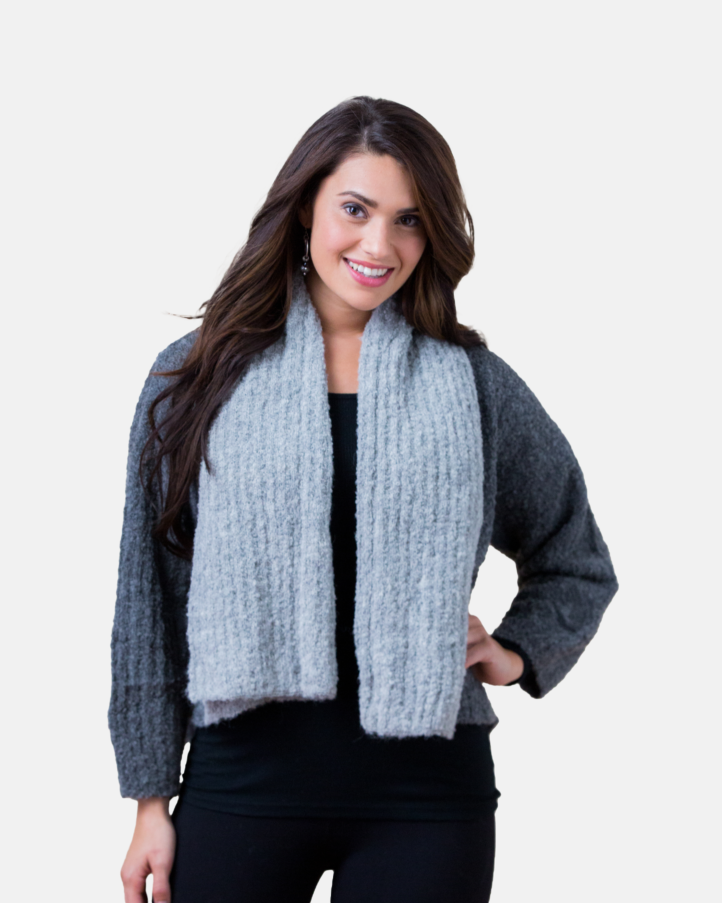 Double Boucle Cardigan
