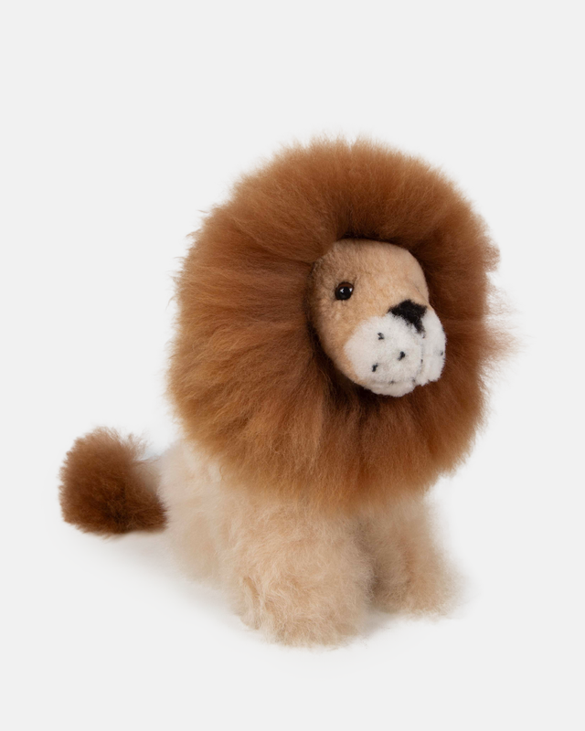 Alpaca Lion Sitting