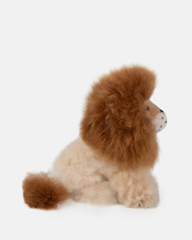 Alpaca Lion Sitting