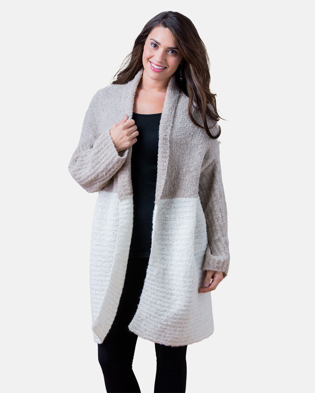 Double Boucle Cardigan