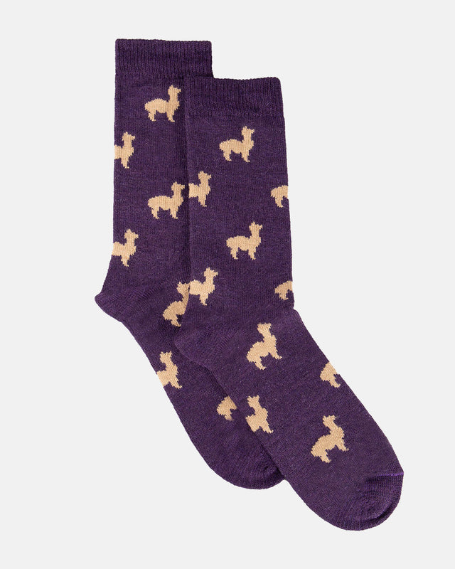Alpaca Figure Socks