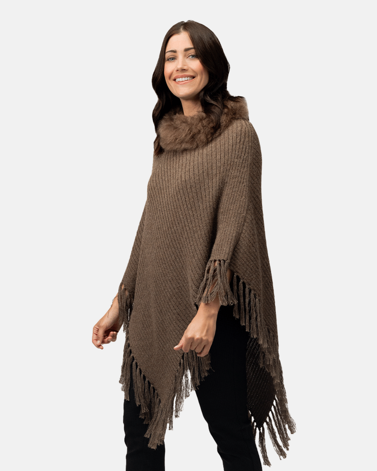 Maria Fur Poncho