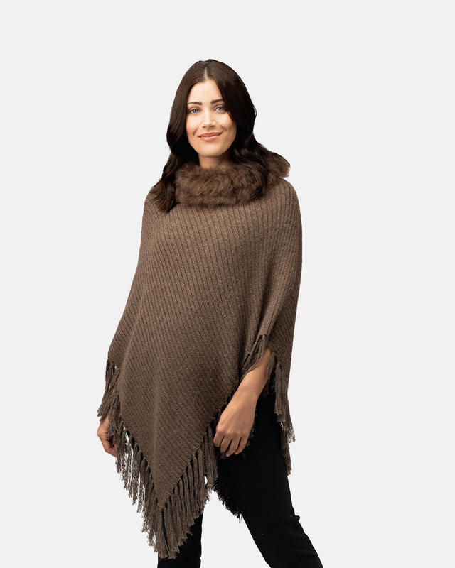 Maria Fur Poncho