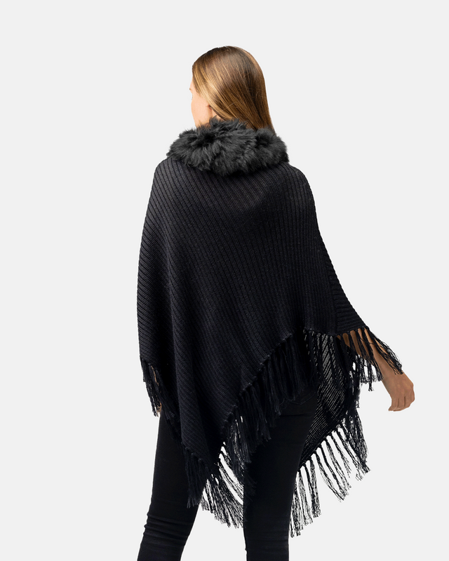 Maria Fur Poncho